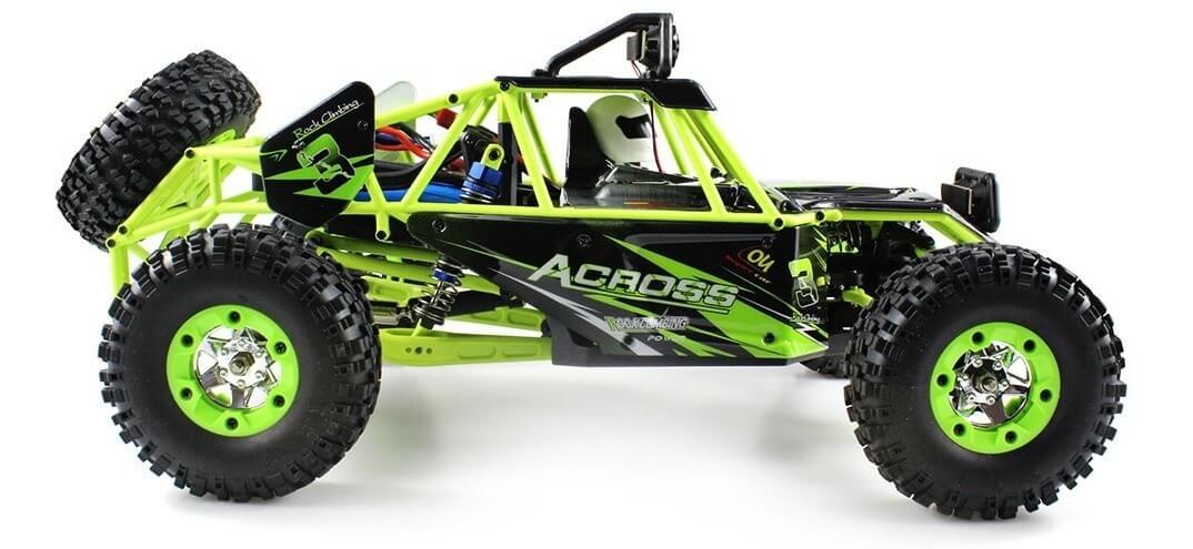 Carro De Controle Off Road Wltoys 4X4 Gaiola 1/12 - 50Km/H