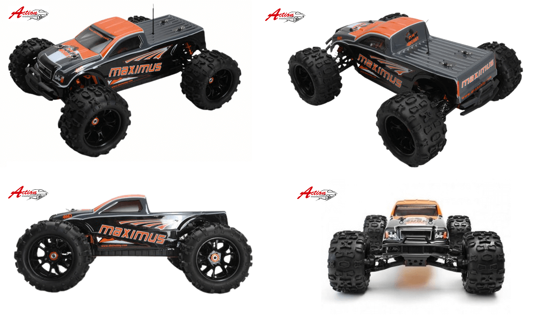 MONSTER TRUCK QUE CORRE À 80KM/H DHK MAXIMUS 8382 CARRO RC ELÉTRICO  CARRINHO DE CONTROLE REMOTO 