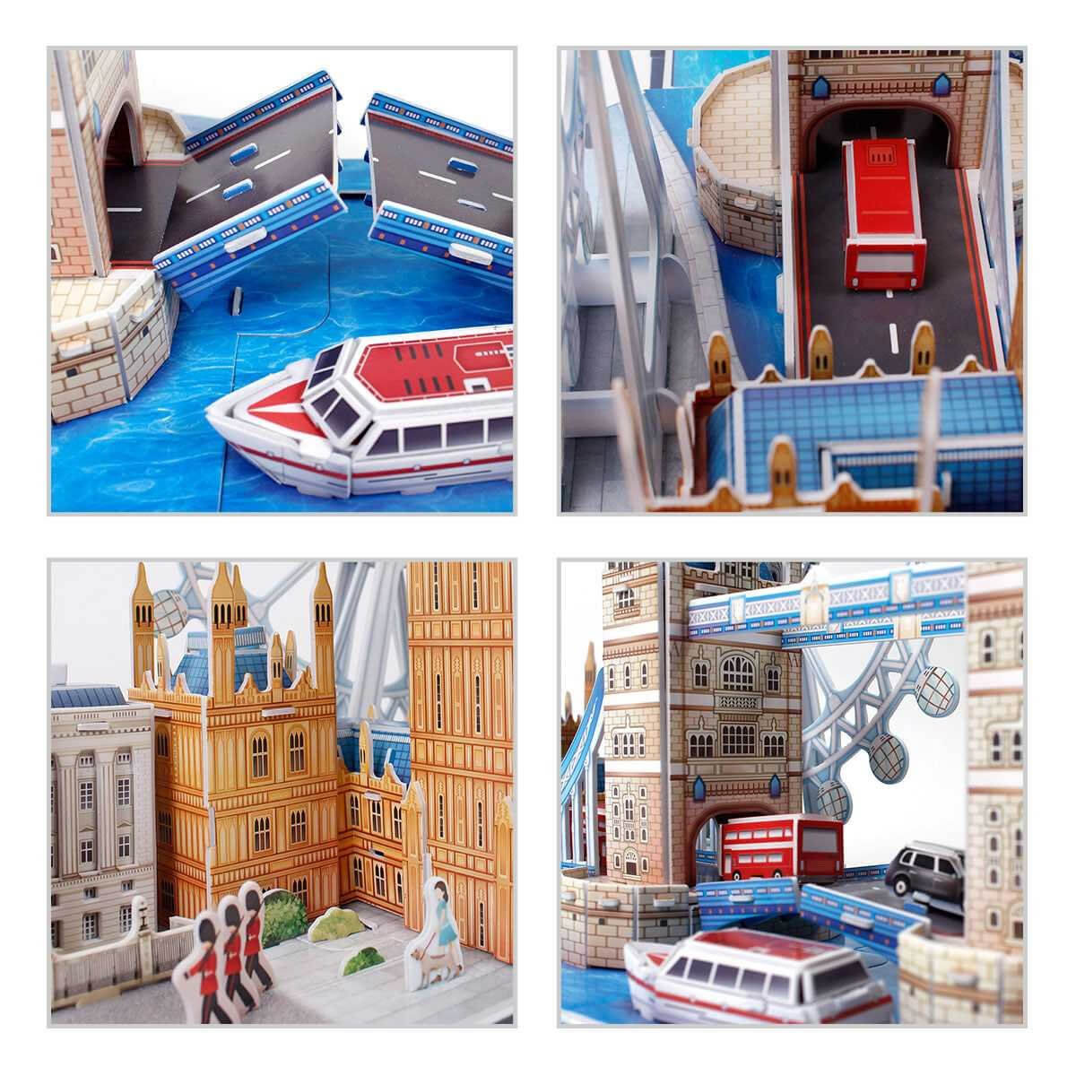 Quebra-cabeça 3D (3D Puzzle) Paisagens de Londres - Revell 00140 - BLIMPS