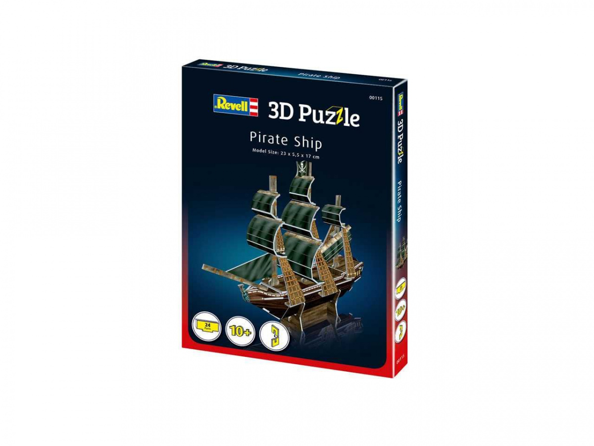 Quebra Cabeça 3D Piratas