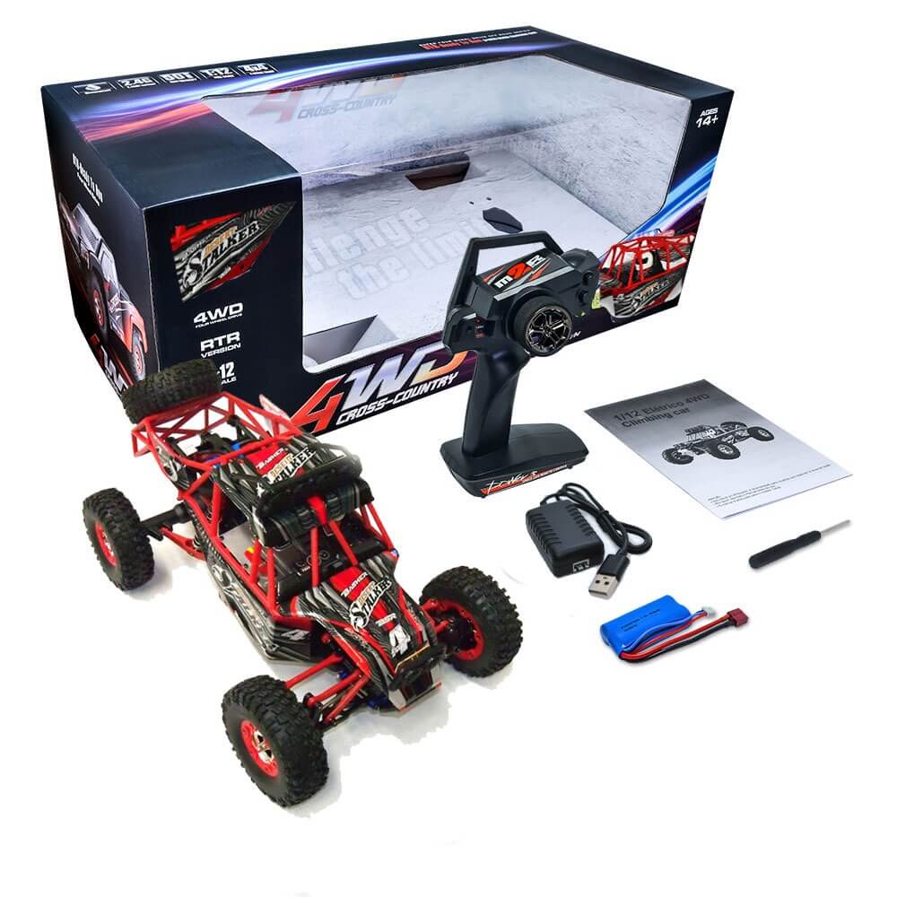 Carrinho Controle Remoto Eletrico Automodelo Wltoys 4x4 A979 1/18