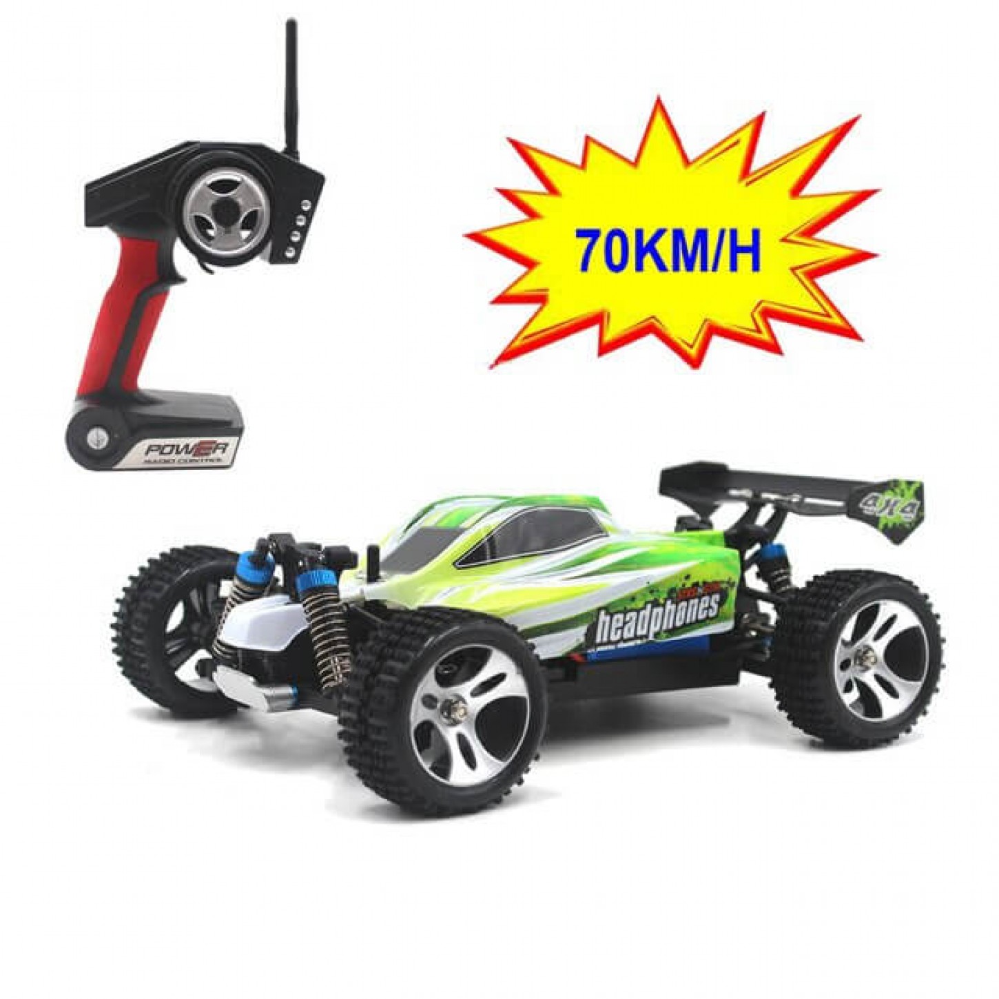 Carro De Controle Off Road Wltoys 4X4 Gaiola 1/12 - 50Km/H