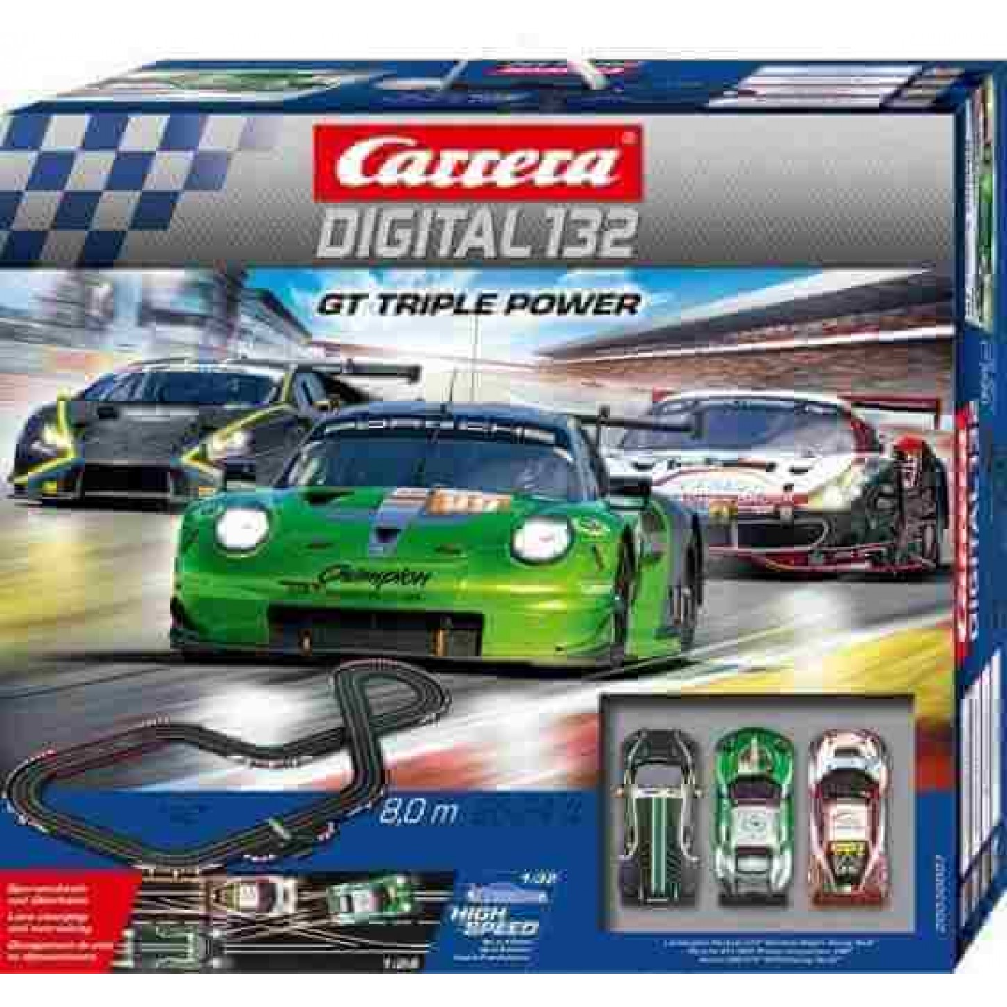 Carrera Digital132 FERRARI 488 GT3 WTM RACING n°22 30868 - Art
